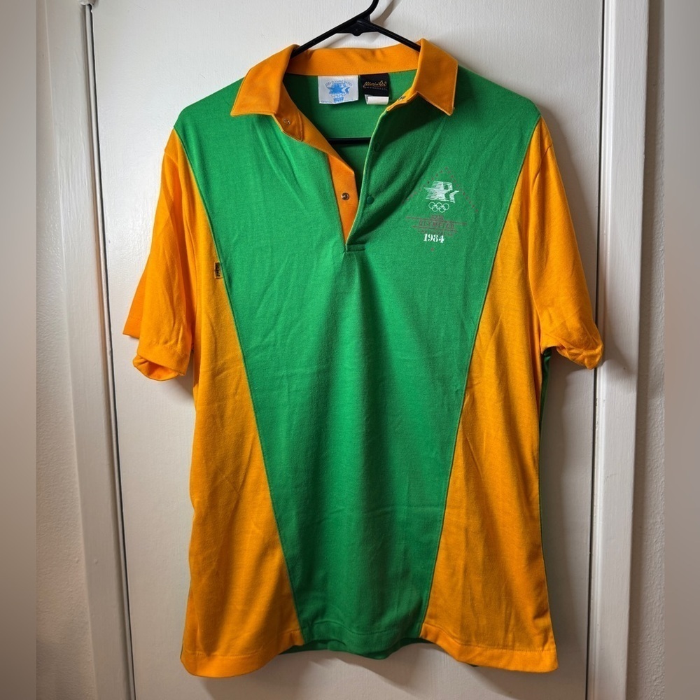 Vintage Levi’s 1984 Olympic Games Los Angeles Official Staff Polo Shirt Large